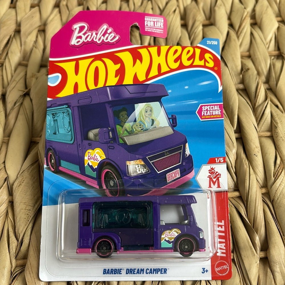 Purple Barbie Dream Camper Mobile Home Hot Wheels Van Hotwheels Toy 2026 New